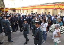 Actos de celebración de la festividad de la Virgen del Pilar en el cuartel de la Guardia Civil de Ciudad Rodrigo