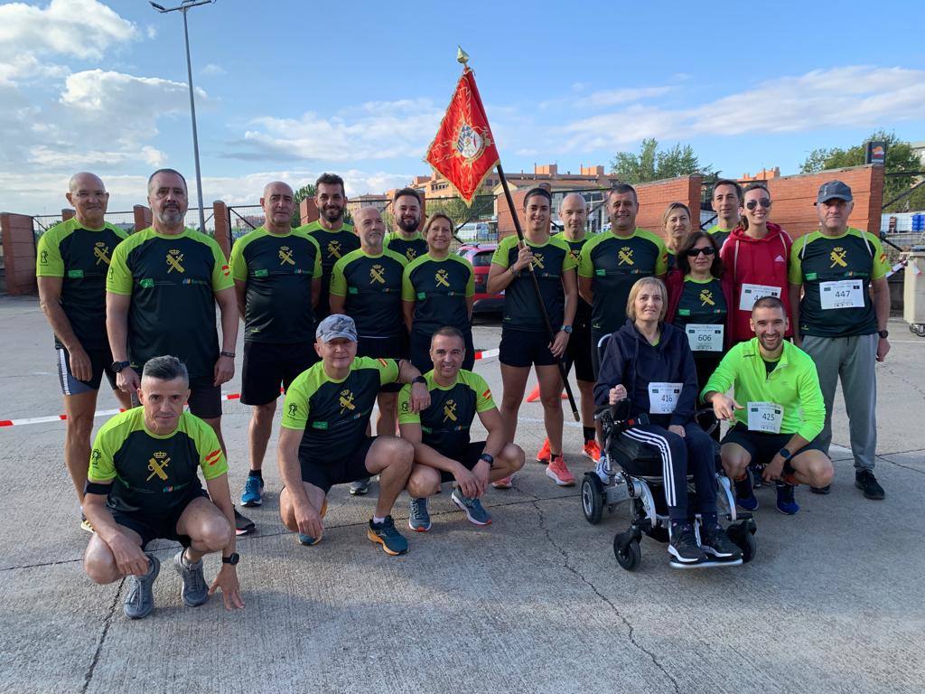 Exitosa Carrera de la Guardia Civil a favor de la lucha contra la ELA