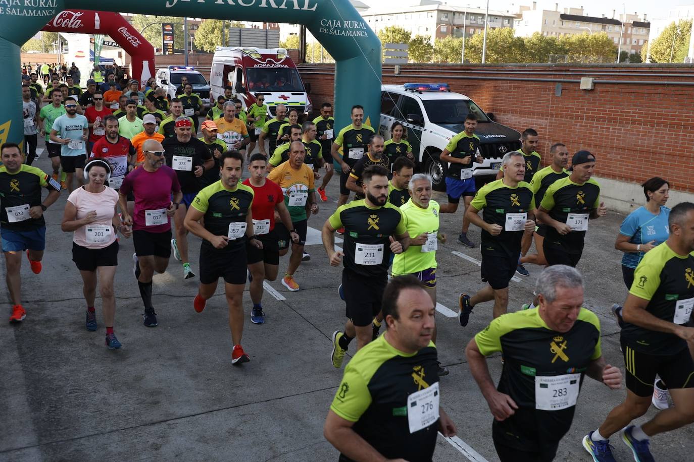 Exitosa Carrera de la Guardia Civil a favor de la lucha contra la ELA