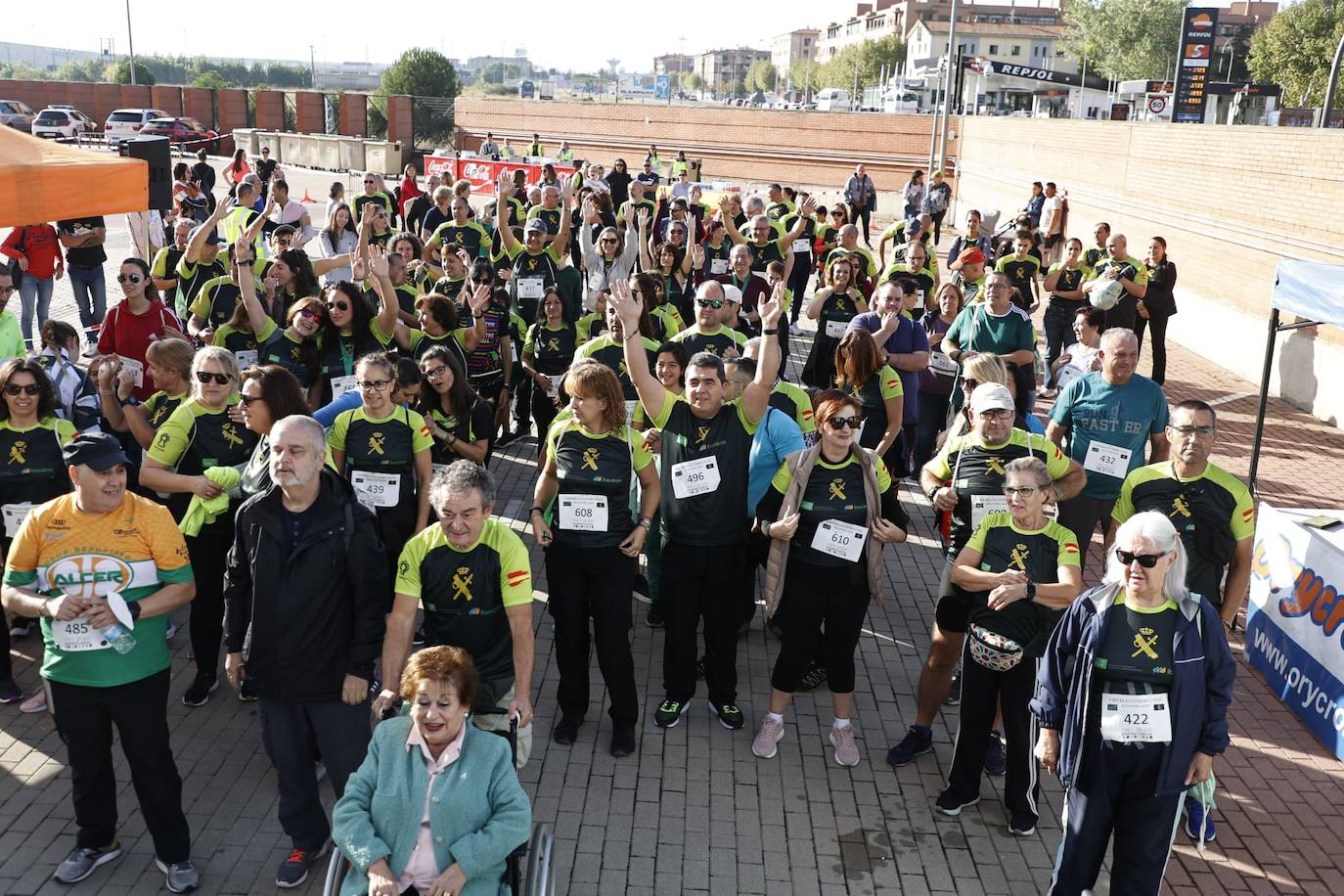 Exitosa Carrera de la Guardia Civil a favor de la lucha contra la ELA