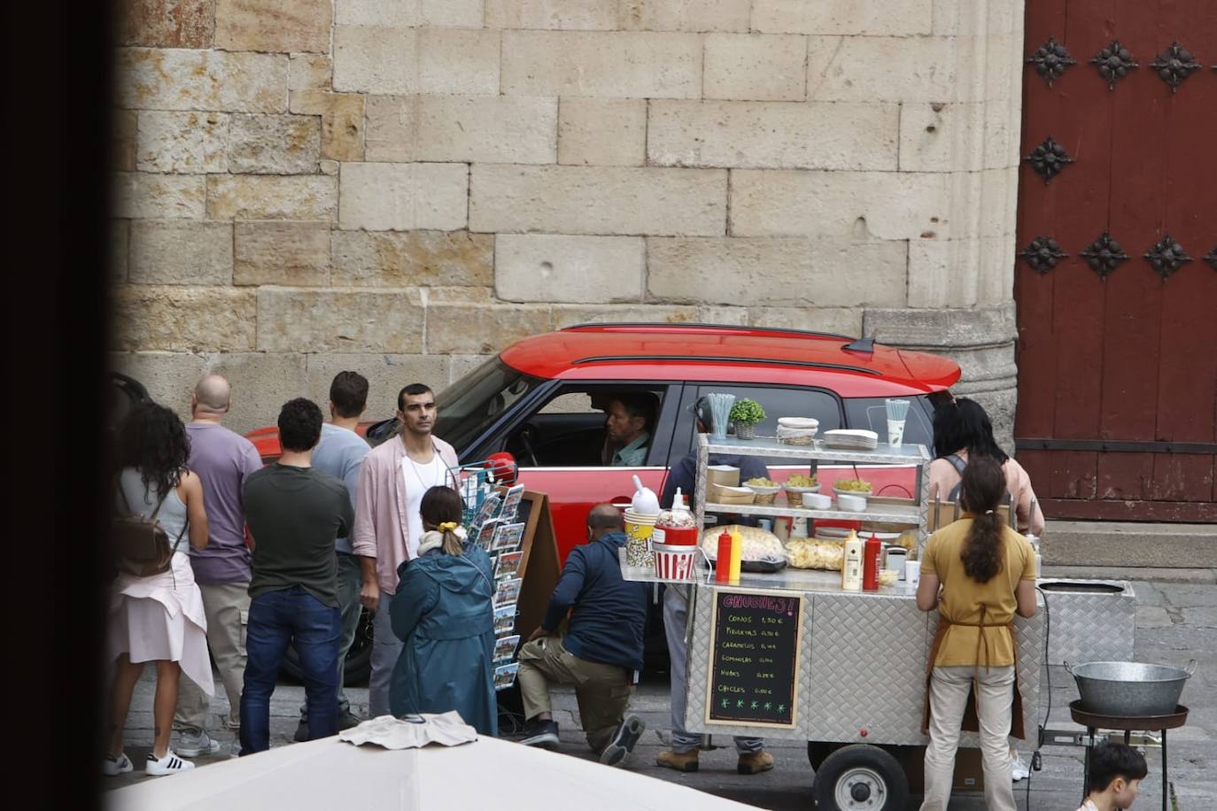 Las curiosas imágenes del comienzo del rodaje de la película de Bollywood