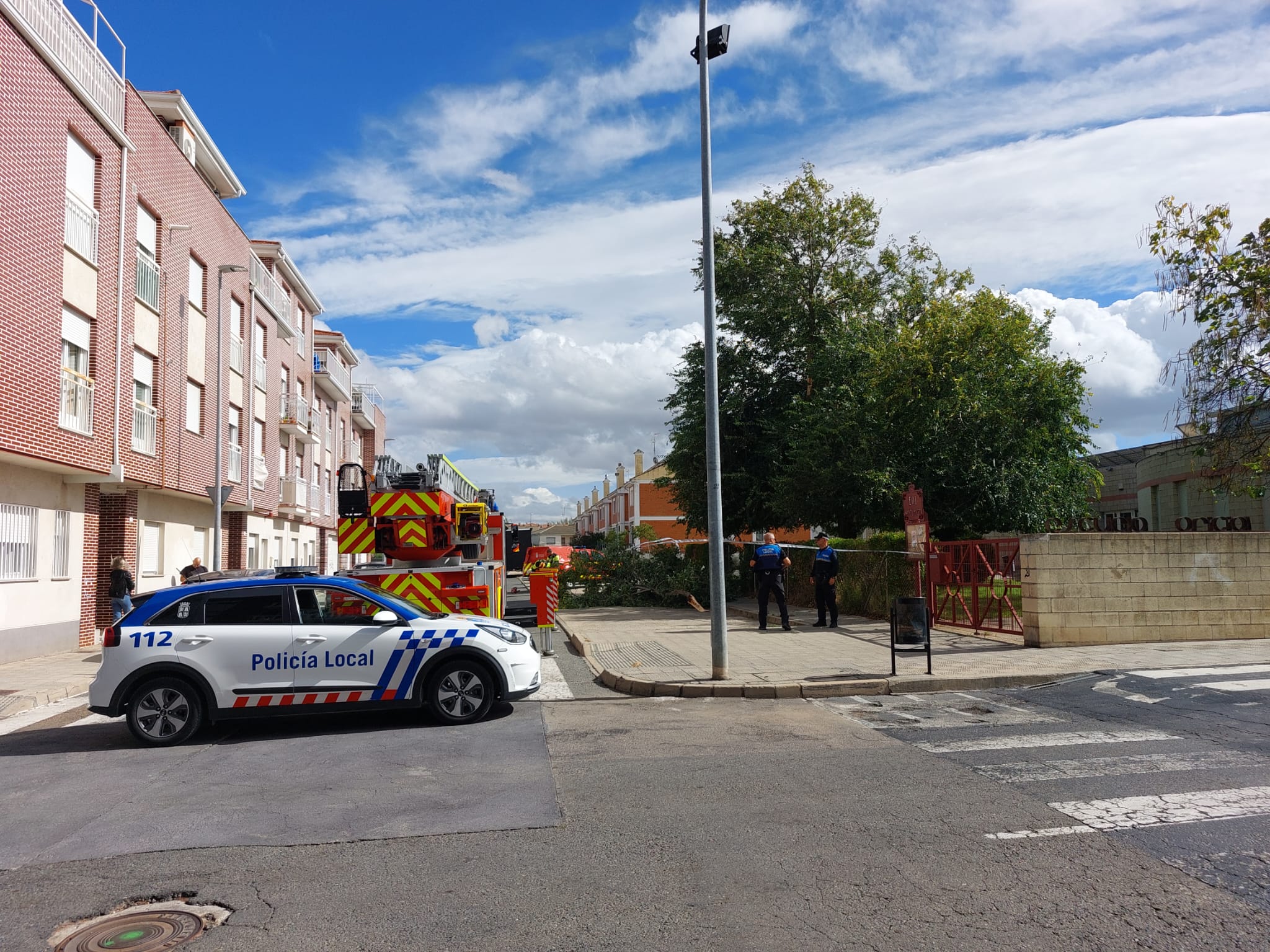 Los efectos de las fuertes rachas del viento en la provincia de Salamanca