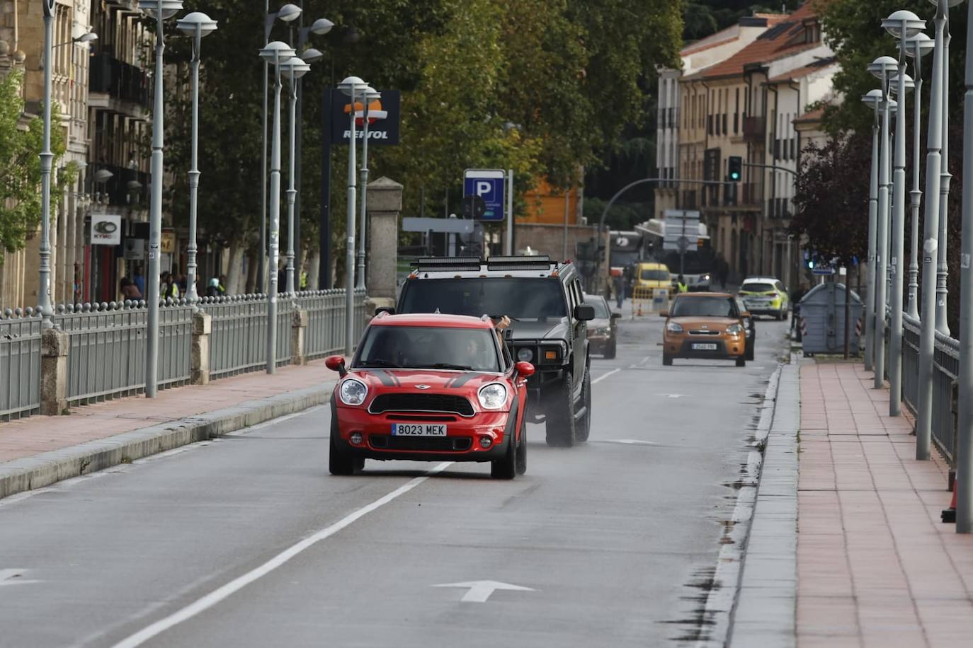 Nuevo día de rodaje: otra escena de acción por las calles de Salamanca