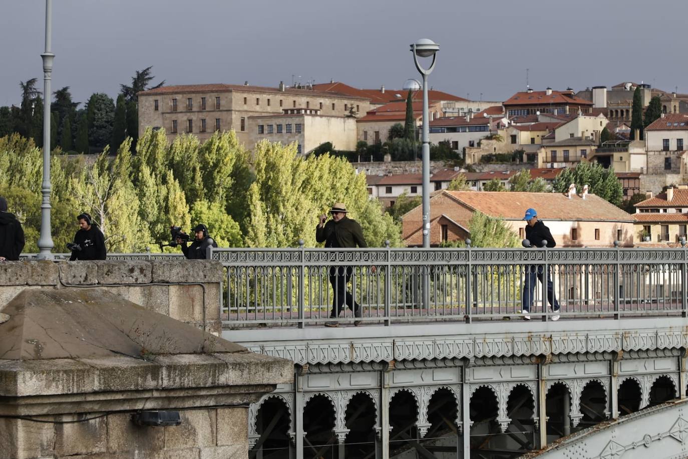 Nuevo día de rodaje: otra escena de acción por las calles de Salamanca