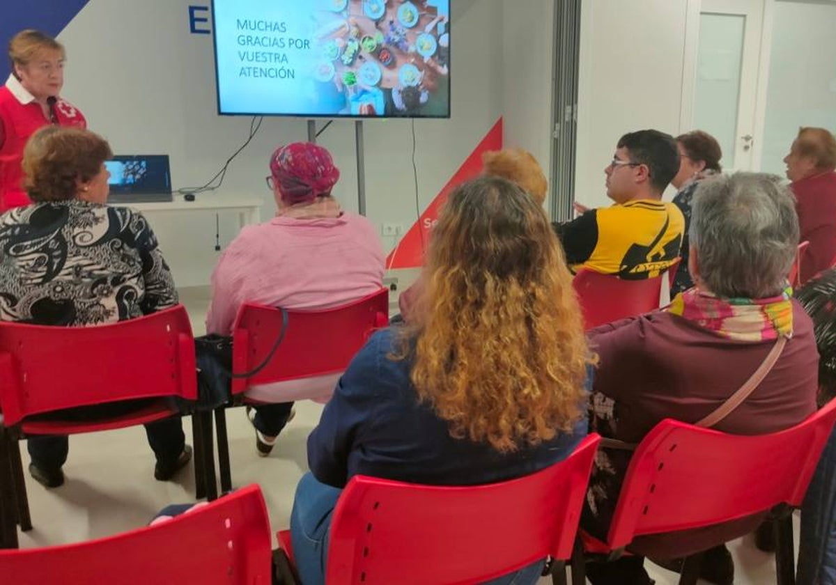 Taller realizado en Cruz Roja en Peñaranda de Bracamonte.