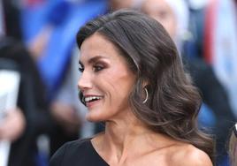 La Reina Letizia en el actos de los Premios Princesa de Asturias.