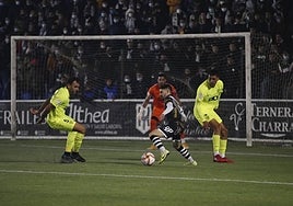 Partido de Unionistas contra el Elche en la Copa del Rey.