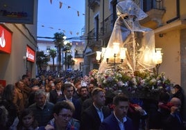 La procesión de clausura cierra las fiestas de 'La Octava' de Alba