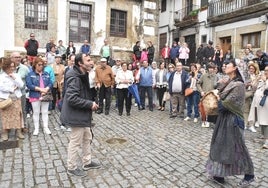 Candelario ha acogido visitas teatralizadas con gran acogida entre el público