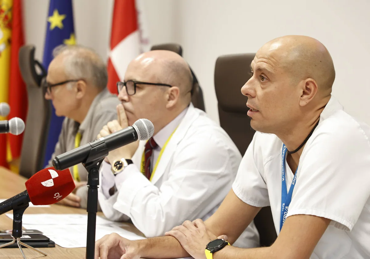 Víctor Sagredo, Fermín Sánchez-Guijo y Miguel Bravo.