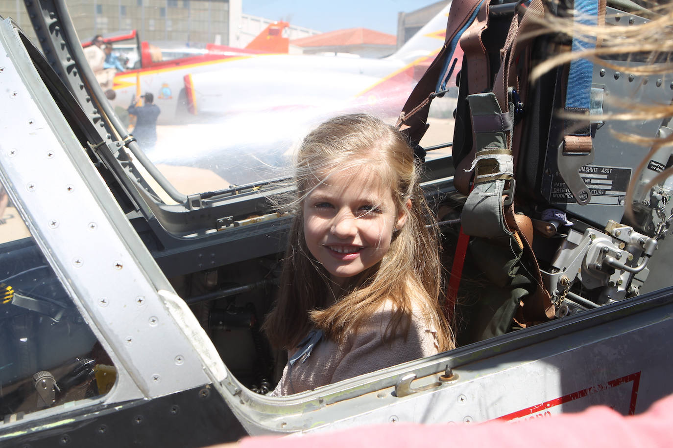 La Princesa Leonor en la Academia del Ejército del Aire el 2 de mayo de 2014.