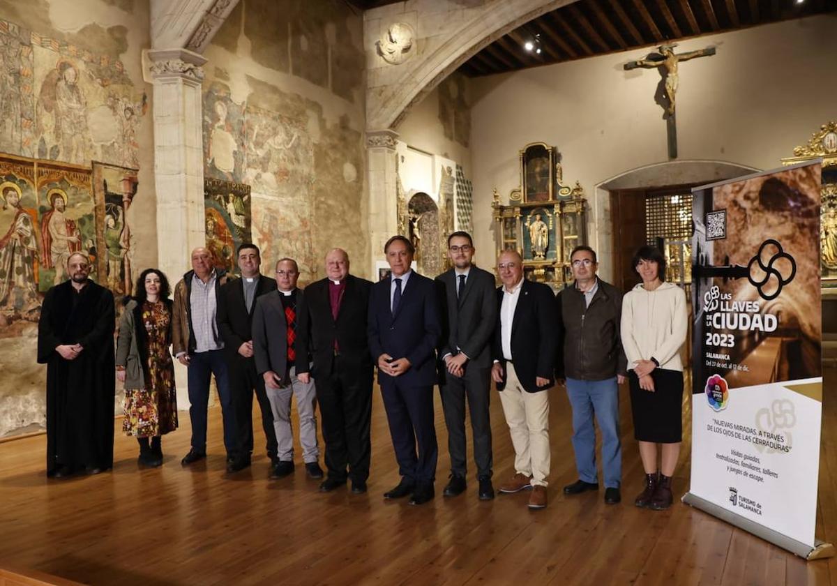 Acto de presentación de las 'Llaves de la ciudad'.