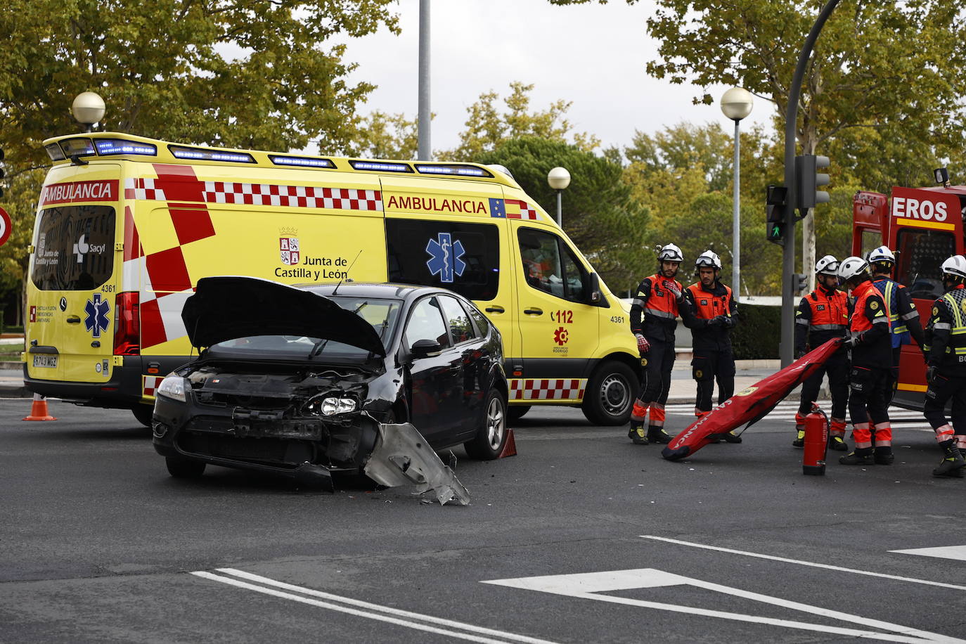 Así fue el aparatoso accidente que colapsó el barrio de Capuchinos