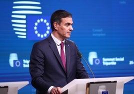 Pedro Sánchez, presidente del Gobierno