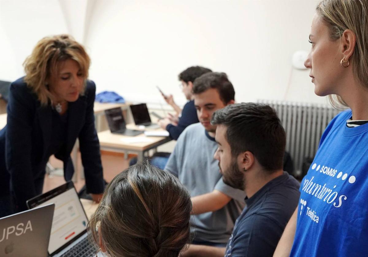 Participantes en la cuarta edición del 'hackaton' en la UPSA.