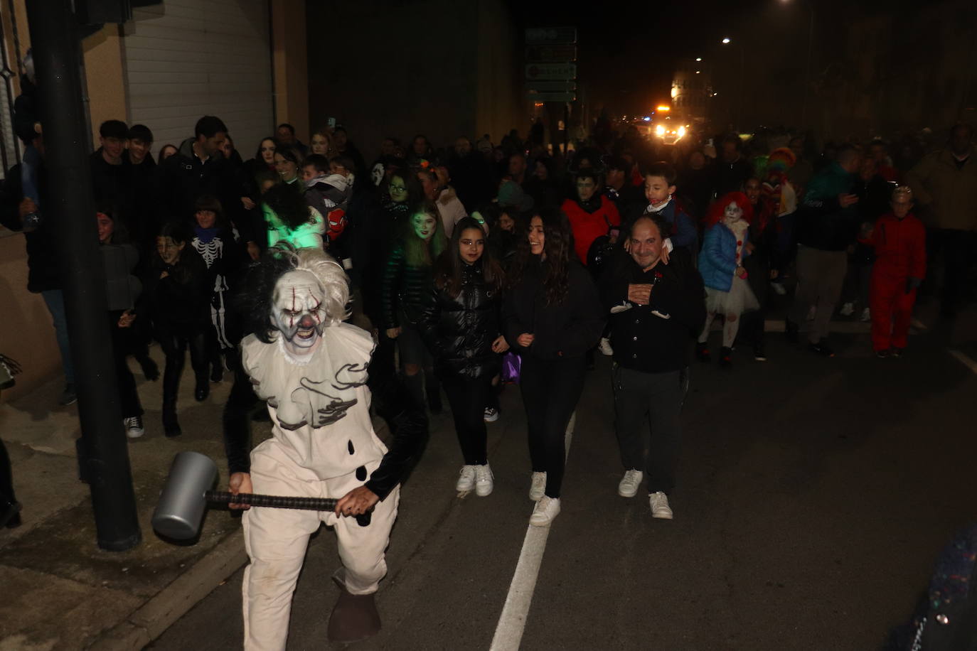 Pasacalles de terror en la noche de Guijuelo