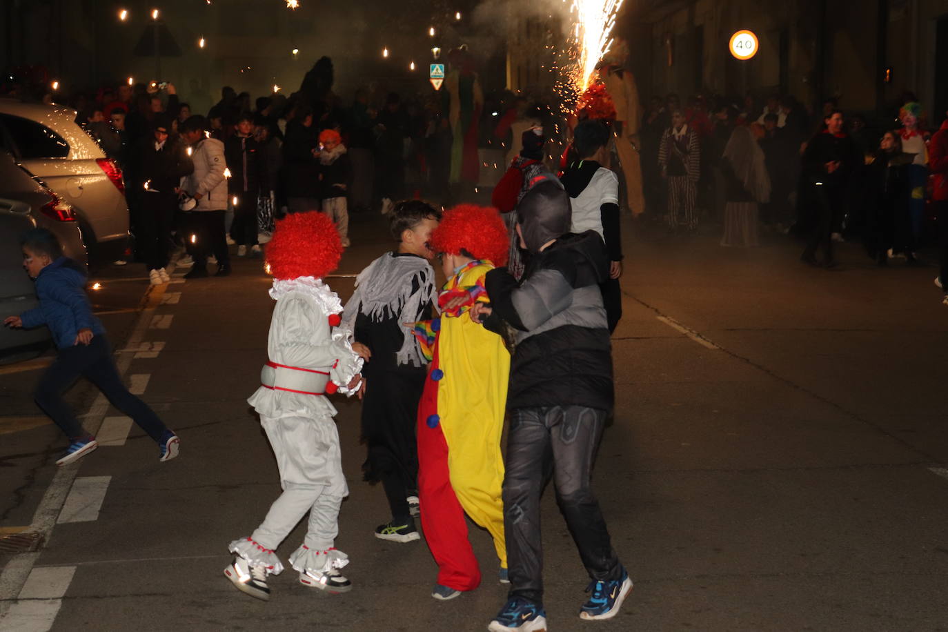 Pasacalles de terror en la noche de Guijuelo