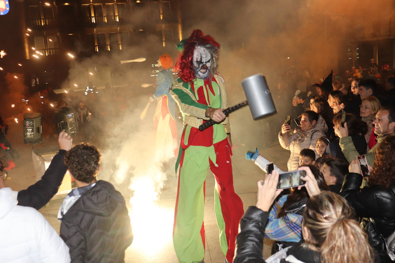 Pasacalles de terror en la noche de Guijuelo