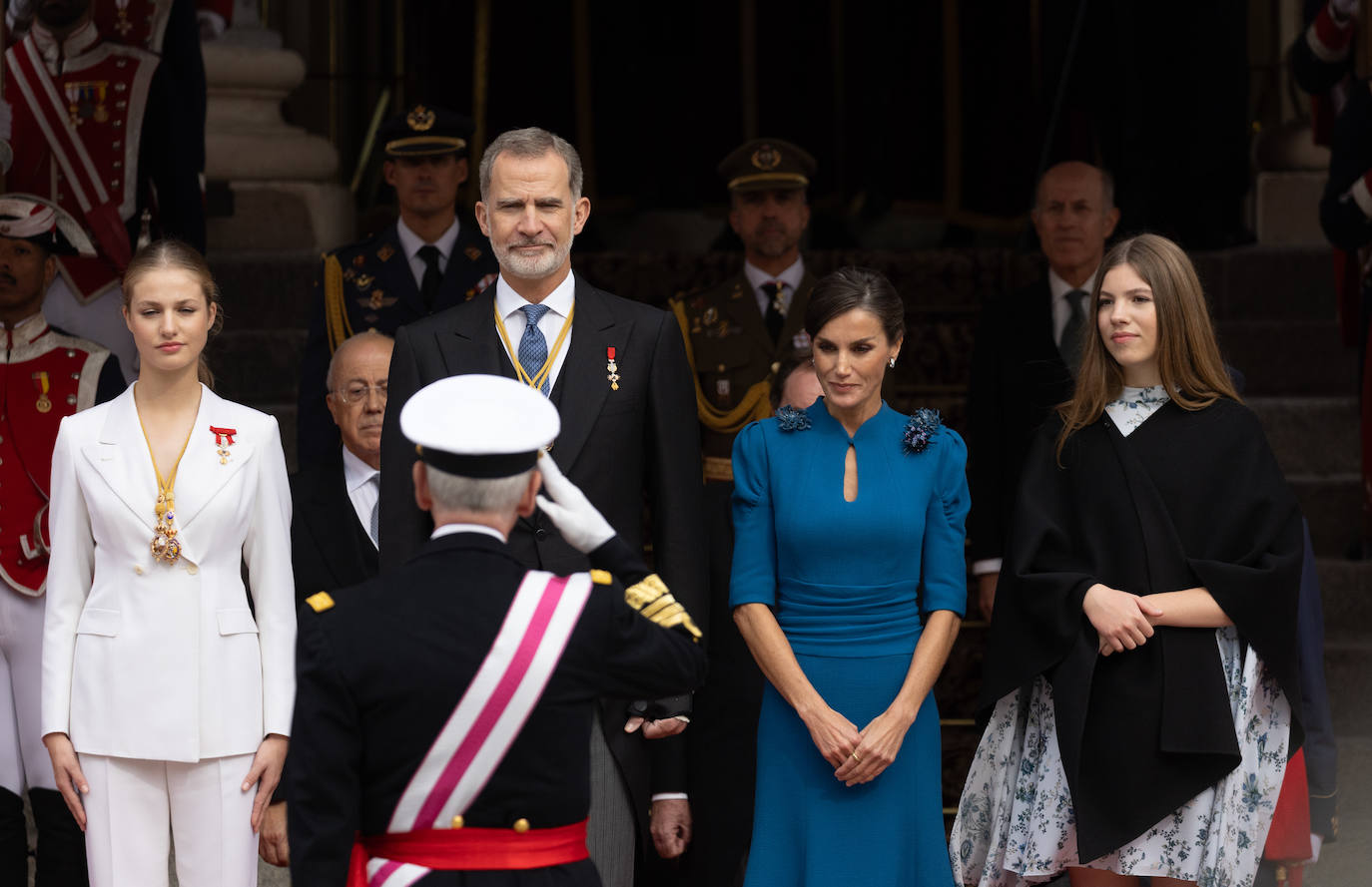 La jura de la Constitución de la Princesa Leonor, en imágenes