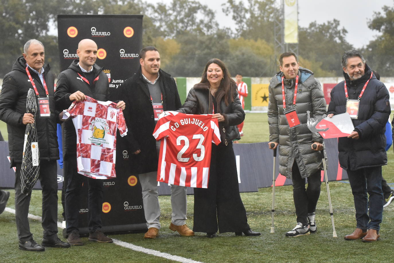 La primera visita del Sporting de Gijón a Guijuelo, en imágenes