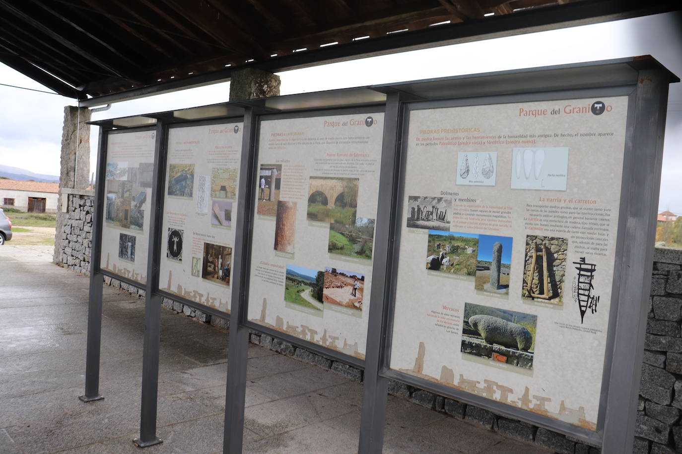 Los Santos reinaugura su parque del granito con un homenaje a su alcalde por 32 años, Javier Álvarez Merino