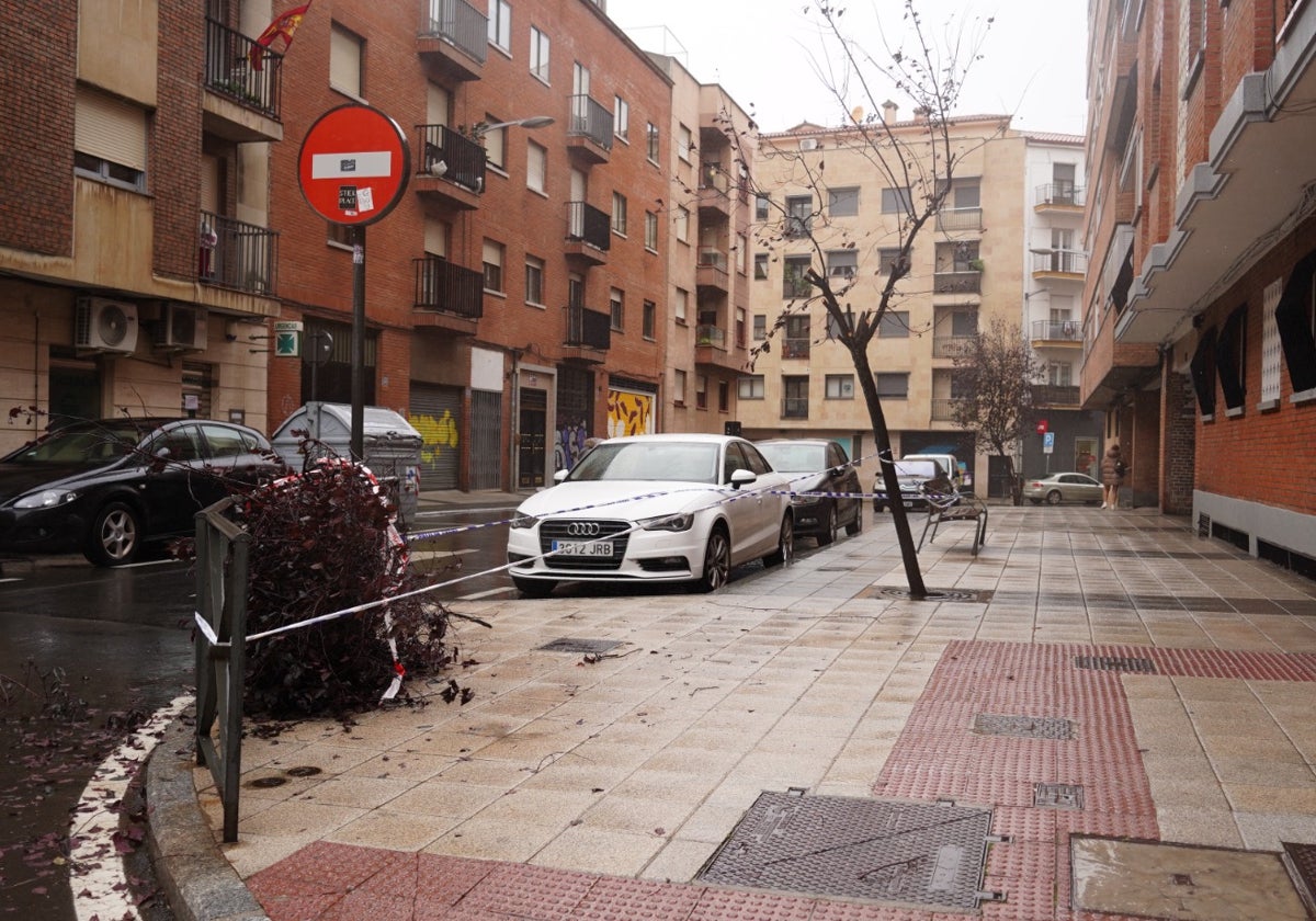 Primeros efectos de la borrasca &#039;Domingos&#039; en Salamanca