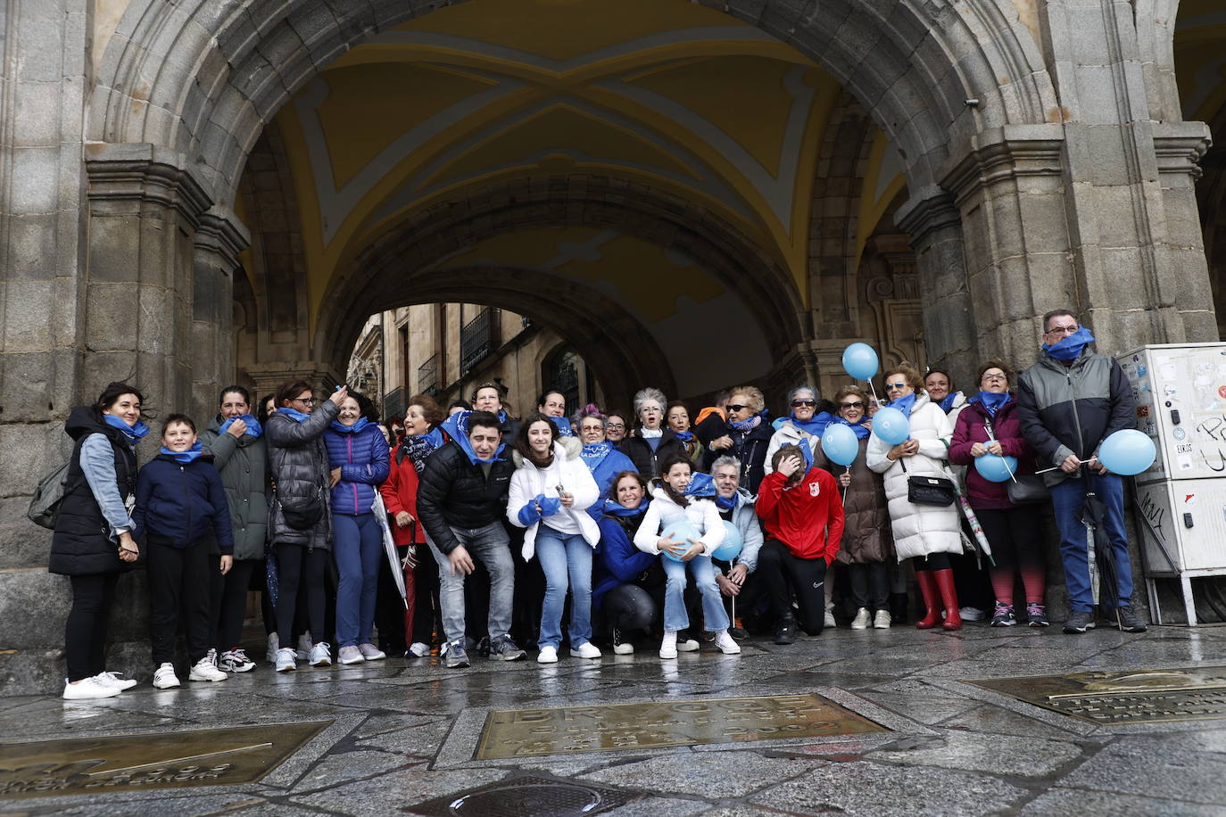 La marcha por la diabetes en Salamanca, en imágenes