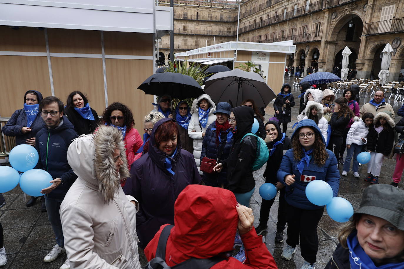 La marcha por la diabetes en Salamanca, en imágenes
