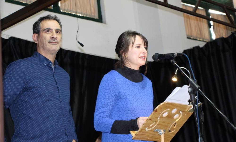 Villoruela recrea la inauguración de su escuela