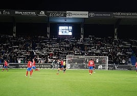 Minuto 23 en el último choque de Unionistas en el Reina Sofía, escenario donde se jugará la segunda ronda de Copa.