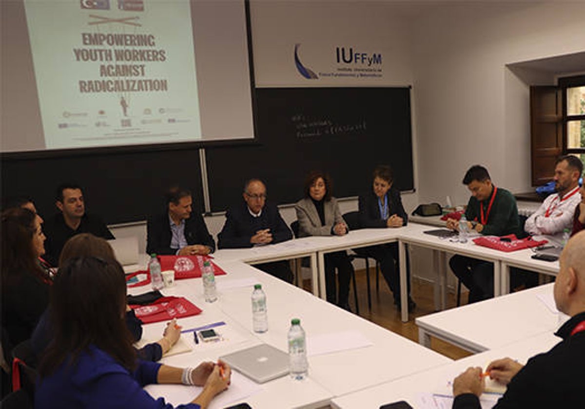 La Universidad de Salamanca en la reunión de este proyecto.