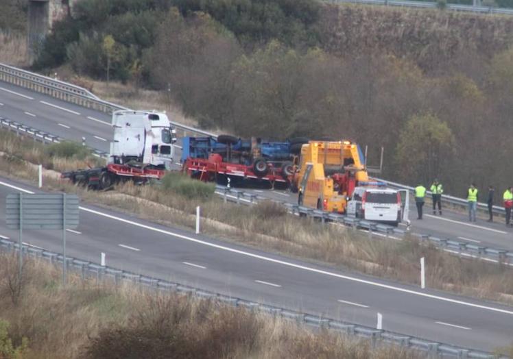 Una imagen del lugar del accidente.