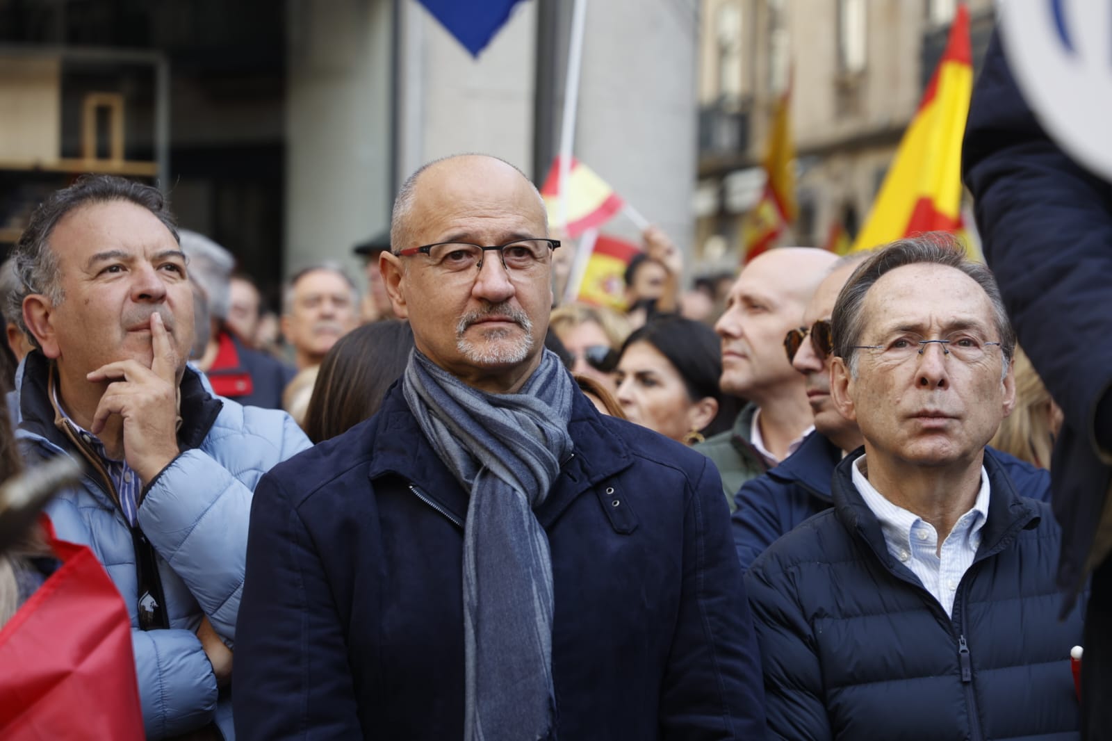 La manifestación contra la amnistía en Salamanca, en imágenes