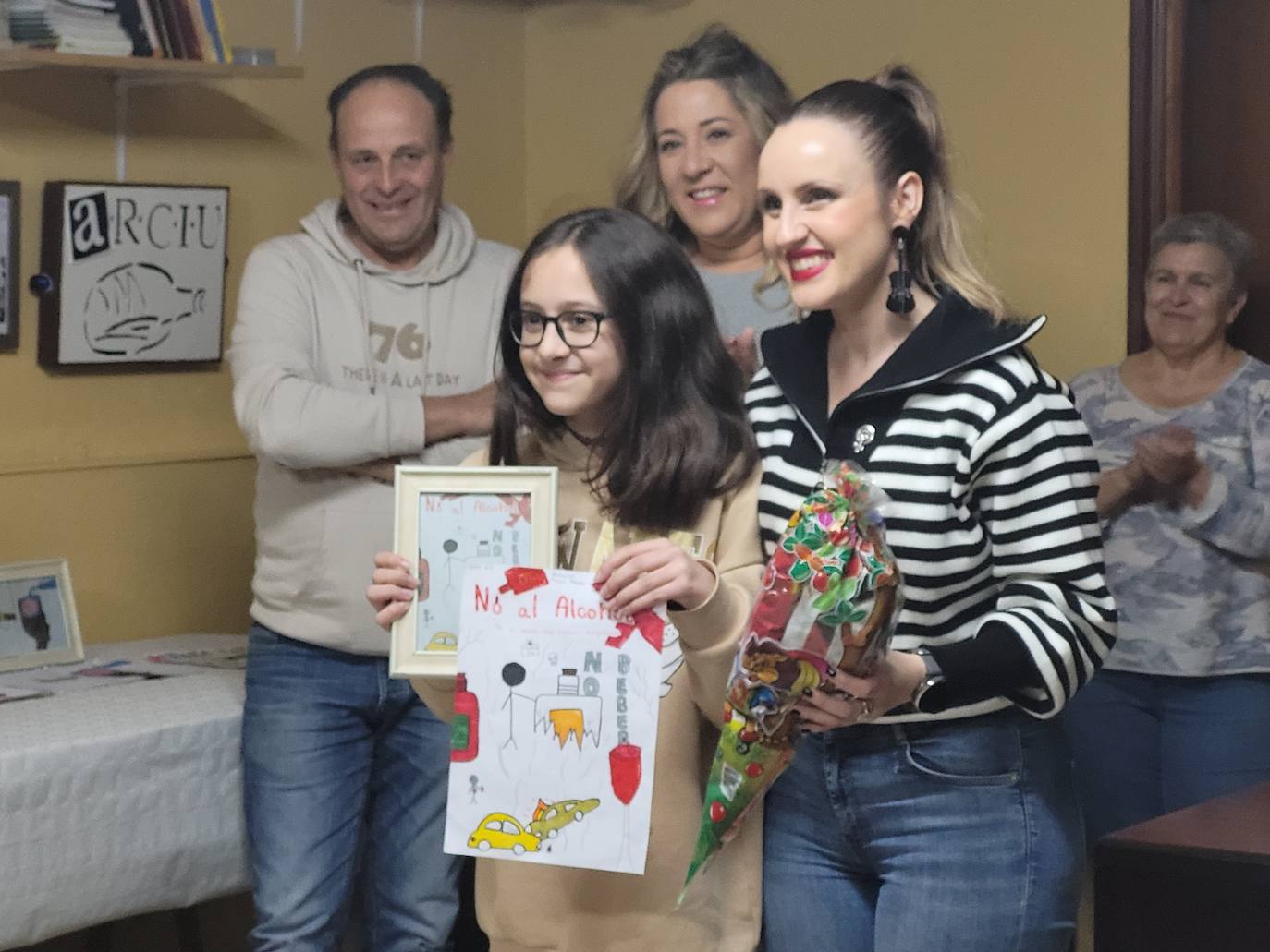 Arciu premia en Miróbriga los mejores dibujos infantiles frente al alcohol