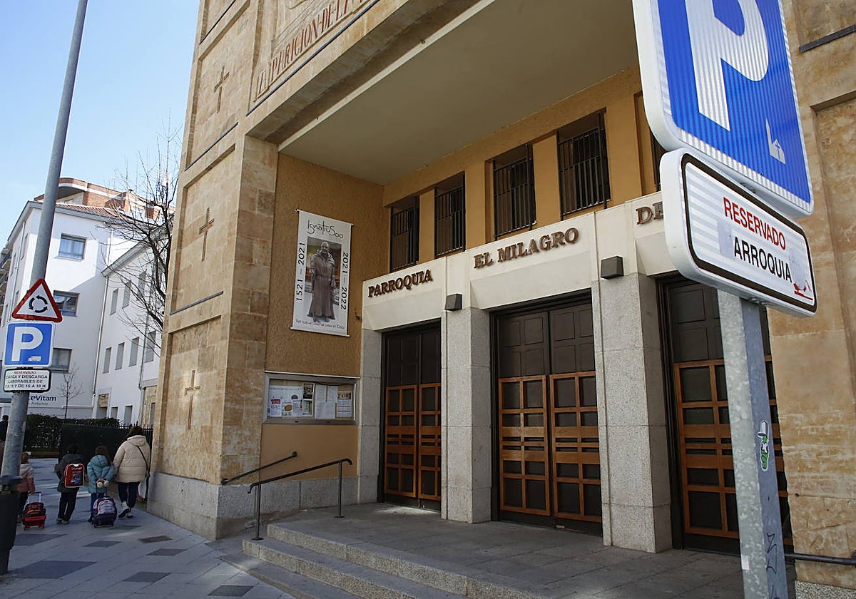La parroquia del Milagro de San José, en el paseo de San Antonio.