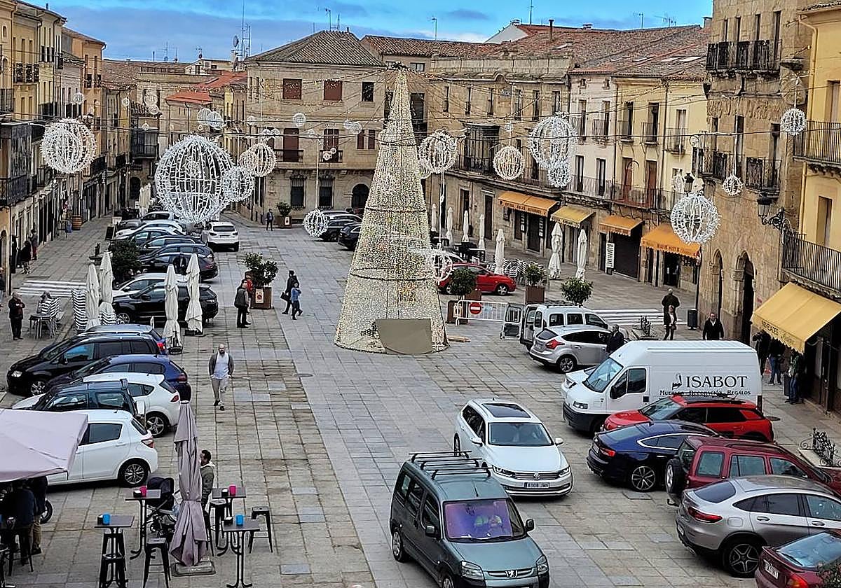 En Ciudad Rodrigo, aunque no será hasta al día 1 el encendido, ya se han realizado las pruebas.