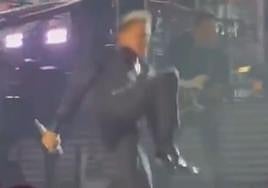 La caída viral de Luis Miguel en pleno concierto de la que todo el mundo habla