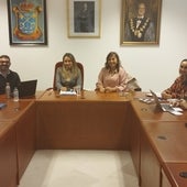 La reunión del comité que visitó Santa Marta.