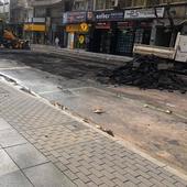 Una imagen de los trabajos de Torres Villarroel en la mañana de este miércoles.