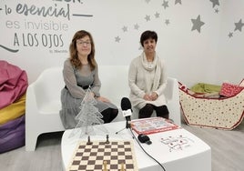 Sara García y Ana Aveleira durante la presentación de la programación.