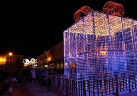 Peñaranda se llena de luz, sonido e ilusión navideña