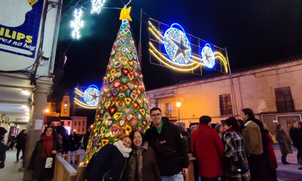 Peñaranda se llena de luz, sonido e ilusión navideña