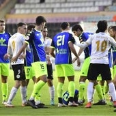 Tangana en los últimos instantes del partido.