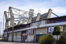 Imagen del exterior del estadio Helmántico.