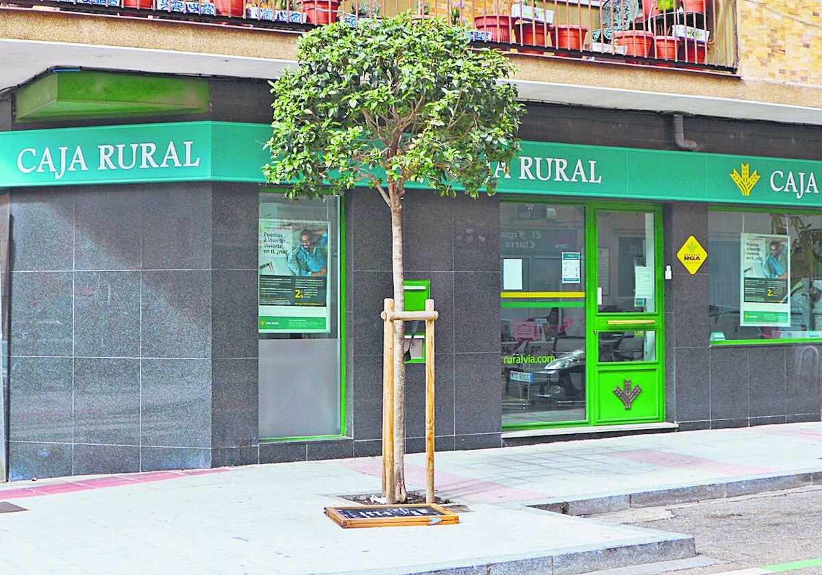 La oficina de Caja Rural de Salamanca ubicada en la calle Alfonso de Castro, nº 23 en la capital salmantina.