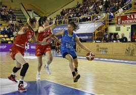 Alexis Prince, en un partido en el pabellón de Würzburg.