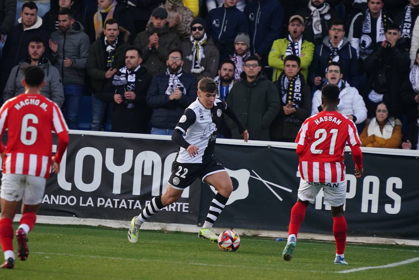 Las mejores imágenes del partido entre Unionistas y el Sporting de Gijón