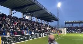 Así se ha vivido el final del histórico partido de Unionistas