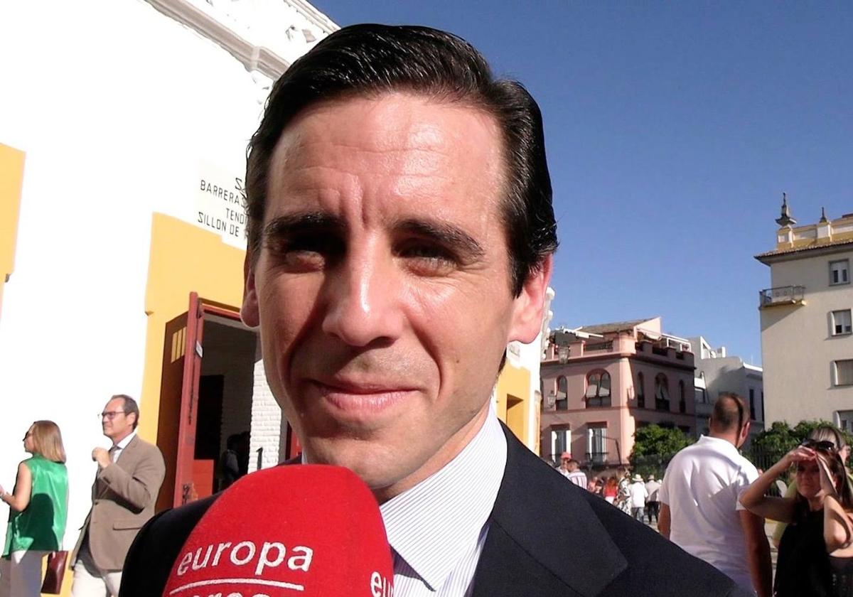 Juan Ortega, prestando declaraciones a Europa Press.