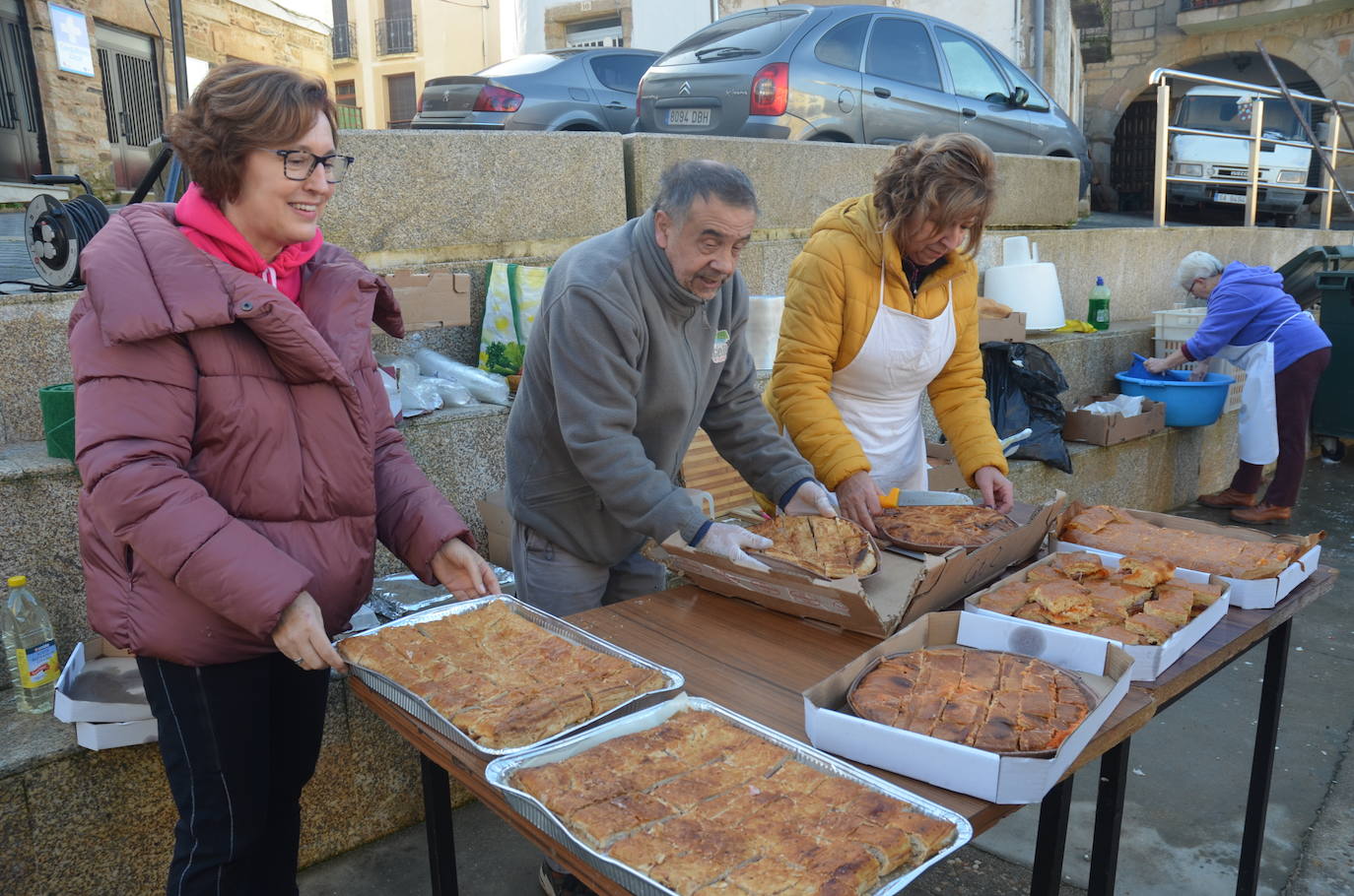 De matanza y degustaciones en Saucelle